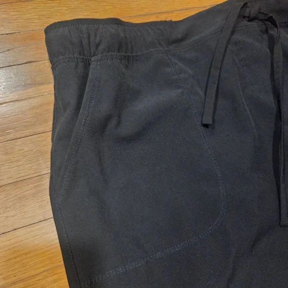 Albion Fit Jetsetters Black Jogger Pants with Gold Ankle Zip Detail - Picture 9 of 13